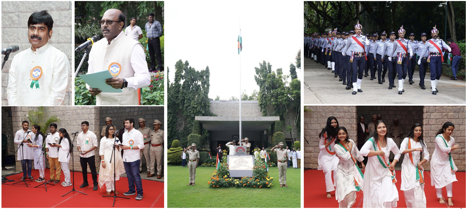 IIM Bangalore celebrated the 79th Independence Day with a variety of programmes.